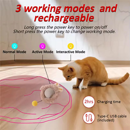Cat toy ball fast rolling bag cat toy simulation hunting interactive hunting cover suitable for indoor play