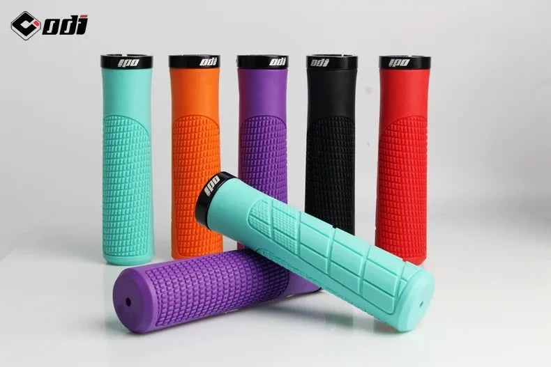 ODI Bicycle Handlebar Grip Lock On Mountain Bike Grip Soft Rubber MTB Cuffs 22.2mm Bicycle Handle Cover Non-slip Bike Handle Beauty World Shop