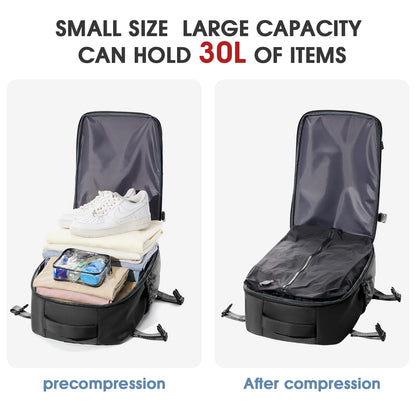 Vacuum Backpack Travel Bag for Men Large Capacity Backpack Business Laptop Backpack Women Men Expandable Backpack School Bag Beauty World Shop