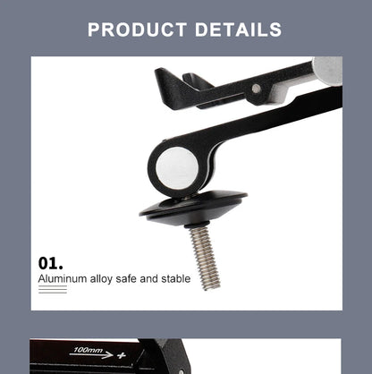 GUB Aluminum Bicycle Phone Holder Metal Bike Cell Mobile iPhone Stand for Motorcycle Scooter Handlebar Bike Headsets Stem Mount Beauty World Shop