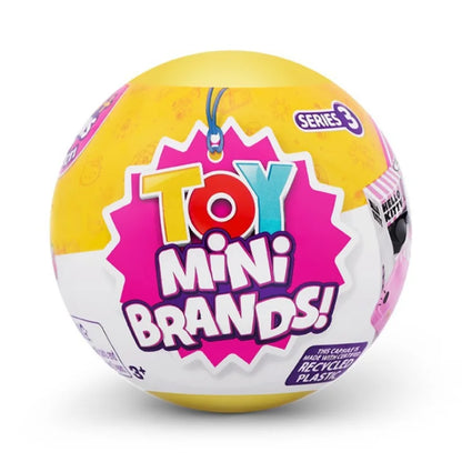 5 Surprise Ball Mini Brands Supermarket Shopping Scene Miniature Gashpon Capsule Toy Figurines Collection Kids Birthday Gifts Beauty World Shop