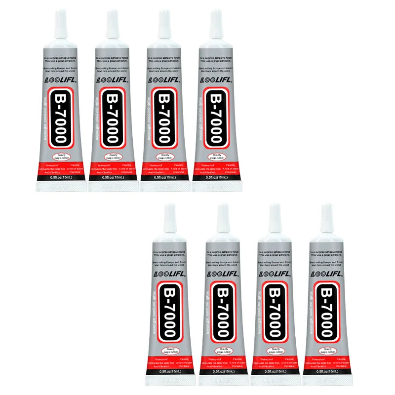 B7000 Glue Multi Purpose Adhesive Strong Clear Glue For Phone Screen Repair Jewelry Making DIY Crafts Metal Glass Plastic Wood Beauty World Shop