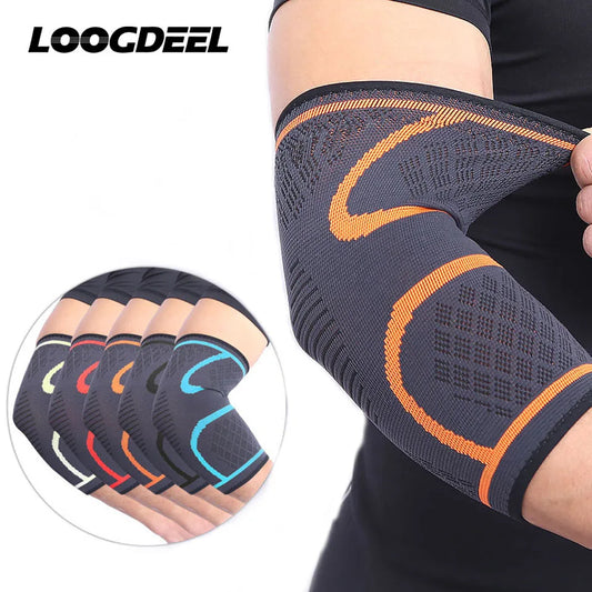 AOLIKES 1PCS Elbow Support Elastic Gym Sport Elbow Protective Pad Absorb Sweat Sport Basketball Arm Sleeve Elbow Brace Beauty World Shop