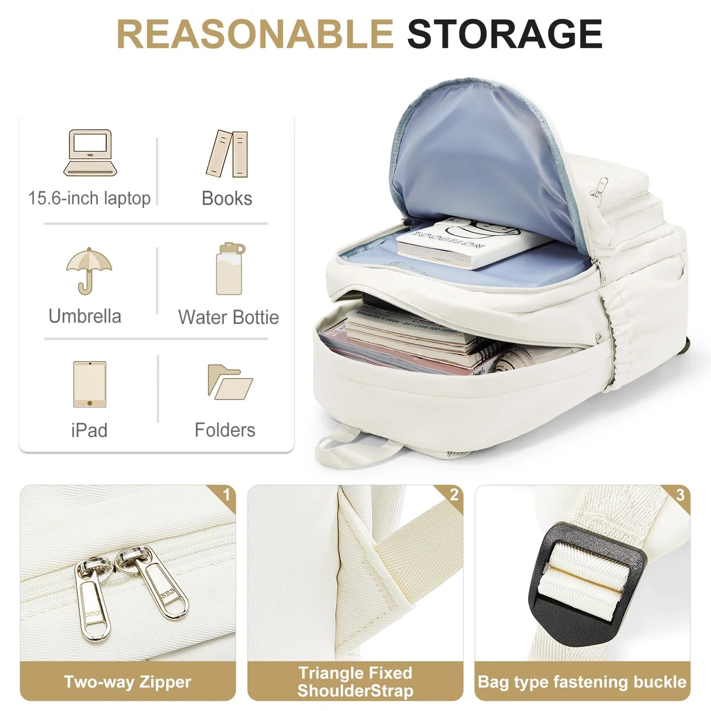 Backpack for Girls Teenager Travel School Backpacks Boys Children Rucksack Casual School Bags Backpack Cute Multipocket Book Bag Beauty World Shop