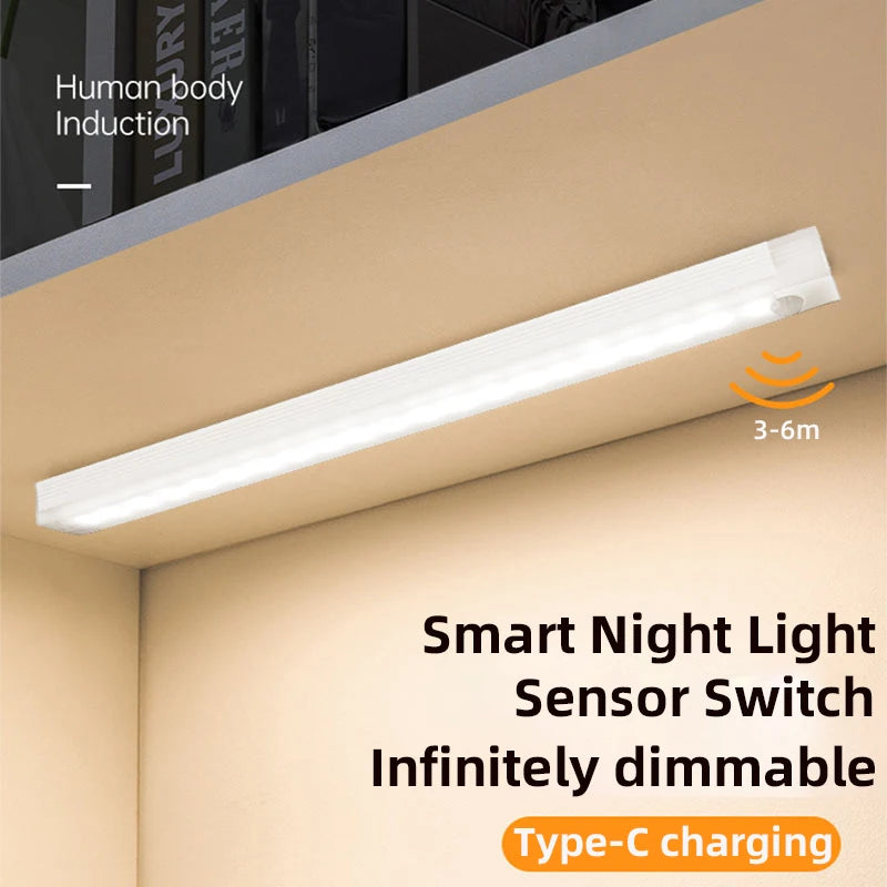 Wireless LED Night Lights Motion Sensor Lights Closet Kitchen Night Lights Bedroom Detector Light Cabinet Staircase Backlit Beauty World Shop