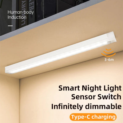 Wireless LED Night Lights Motion Sensor Lights Closet Kitchen Night Lights Bedroom Detector Light Cabinet Staircase Backlit Beauty World Shop