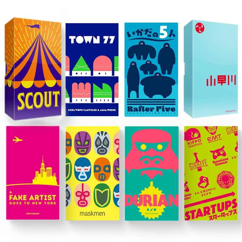 Party Games Scout  A Fake Artist  Fun Durian  MOON ADVENTURE  Rafter FIVE DroPolter Card Game  Goofy Fun for Game Lovers Beauty World Shop