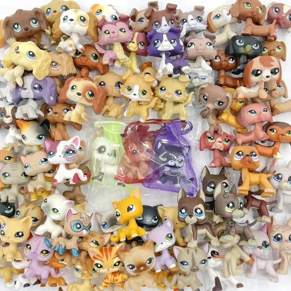 Rare pet shop bobble head Toy cute great dane collie dachshund dog spaniel puppy pets for kids Beauty World Shop