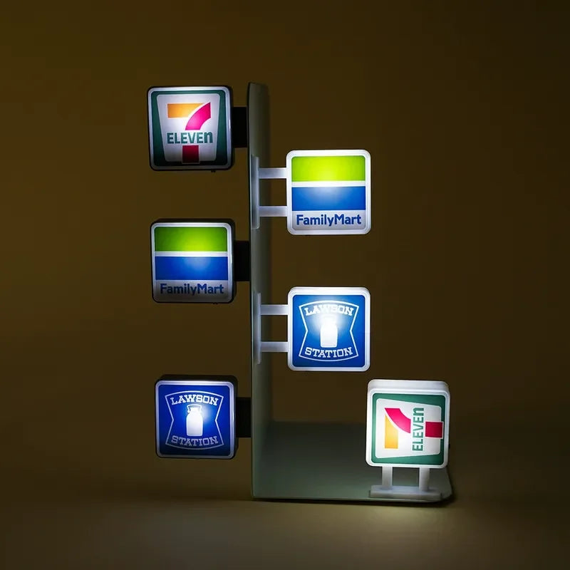 3d Magnetic Fridge Stickers Convenience Store Magnets Light Signs Ornaments Sam'S Supermarket Luminous Light Box Decorative Beauty World Shop