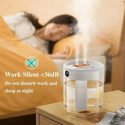 2L Humidifier Household Small Large Capacity Mute Bedroom Usb Office Desktop Portable Student Two Port Spray Water Supplement Beauty World Shop