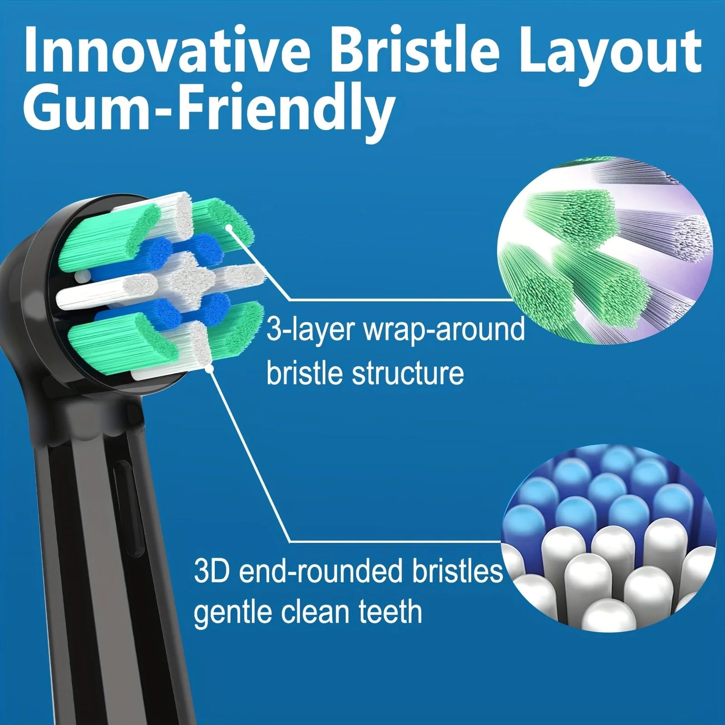Replacement Toothbrush Heads Compatible with Oral-B iO Electric Toothbrush, for Oral B iO 10|6|7|9|8|5|4|3 Series Toothburh Beauty World Shop