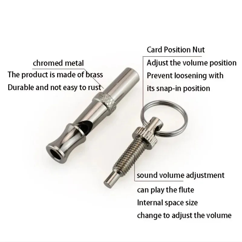 Dog Training Whistle Stop Barking Device Ultrasonic Training Flute Silent Whistle Control Tool Puppy Train Keychain Pet Supplies Beauty World Shop