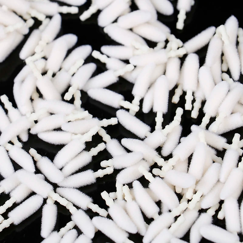 1000pcs Disposable Lip Brush Cotton Head Replacement Head for Lipstick Applicator Makeup Tool For Eyelashes Extension Beauty World Shop