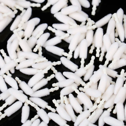 1000pcs Disposable Lip Brush Cotton Head Replacement Head for Lipstick Applicator Makeup Tool For Eyelashes Extension Beauty World Shop