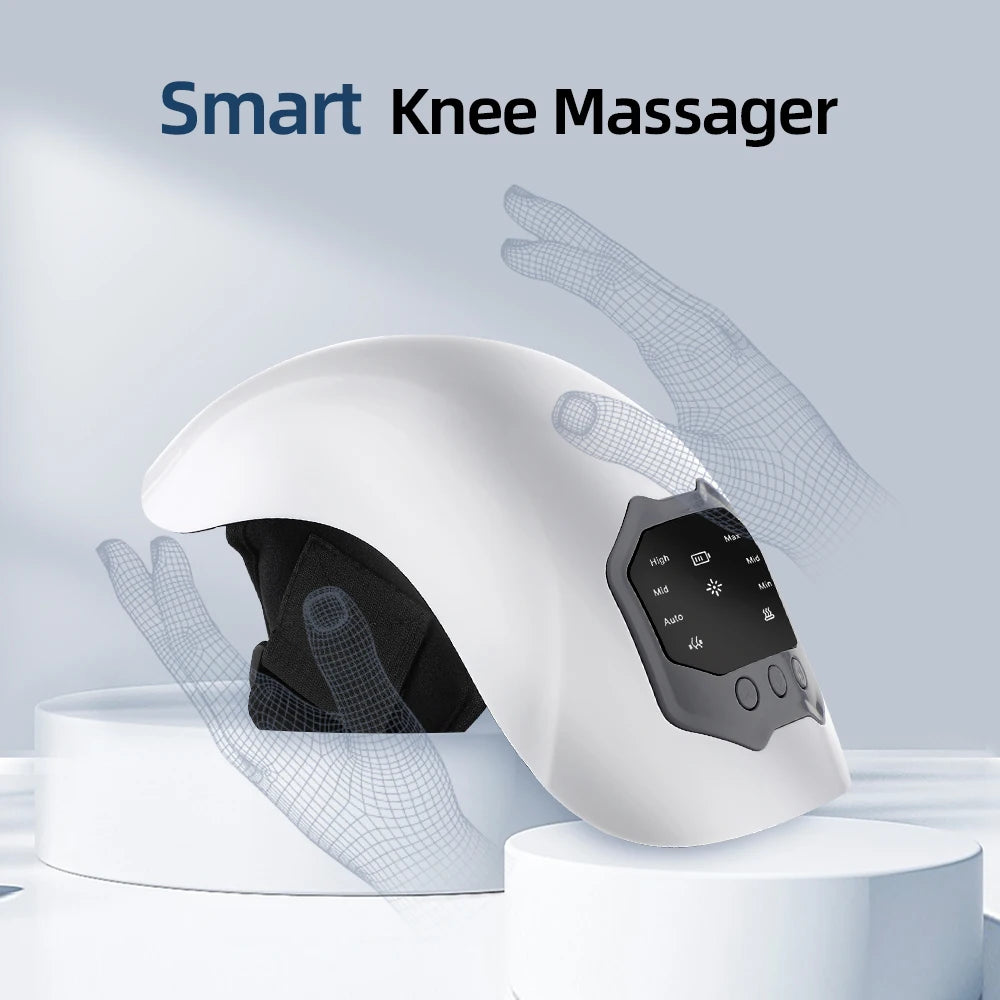 Smart Knee Massager Hot Compress Knee Relaxing Massager Infrared Heating Vibration Knee Pain Relief Elbow Shoulder Massager Beauty World Shop