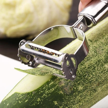 High Quality Stainless Steel Potato Cucumber Carrot Grater Julienne Peeler Vegetables Fruit Peeler Vegetable Slicer Beauty Fashion