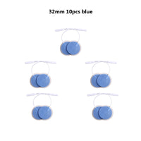 10pcs 32mm blue