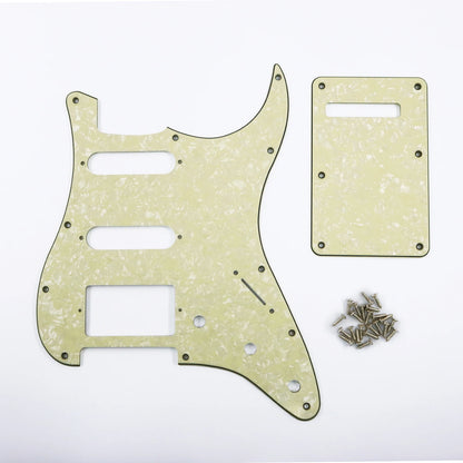 PHRILAM SSH 11 hole ST electric guitar guard, 3-Layer  St  Pickguard with Aluminum Foil Shield Fits American/Mexican ST Beauty World Shop
