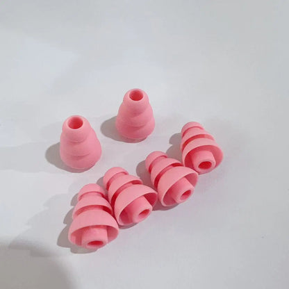 Three layers Silicone In-Ear Earphone Headset Earbud Bud Tips Earbuds eartips Earplug 6pcs/3pair