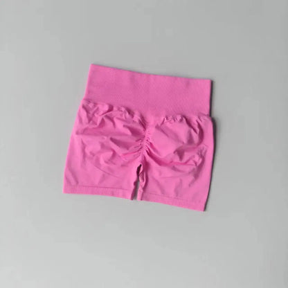 women's high-waisted hip-enhancing sport shorts, with waist shaping, slimming effect, quick-drying hip, three-point fit leggings Beauty World Shop