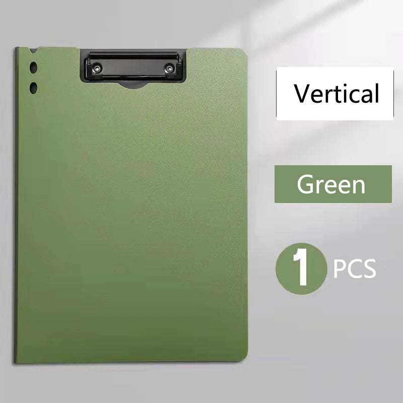 Frosted File Folder Student Test Paper Folder Data Storage Book Office Supplies Board File Folder Writing Board Single Folder Beauty World Shop