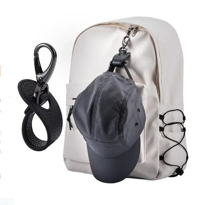 Travel Hat Clip Leather Simple Golf Baseball Hat Clip Summer Hat Strap Towel Glove Storage Wallet Buckle Hands-free Latch Clip Beauty World Shop