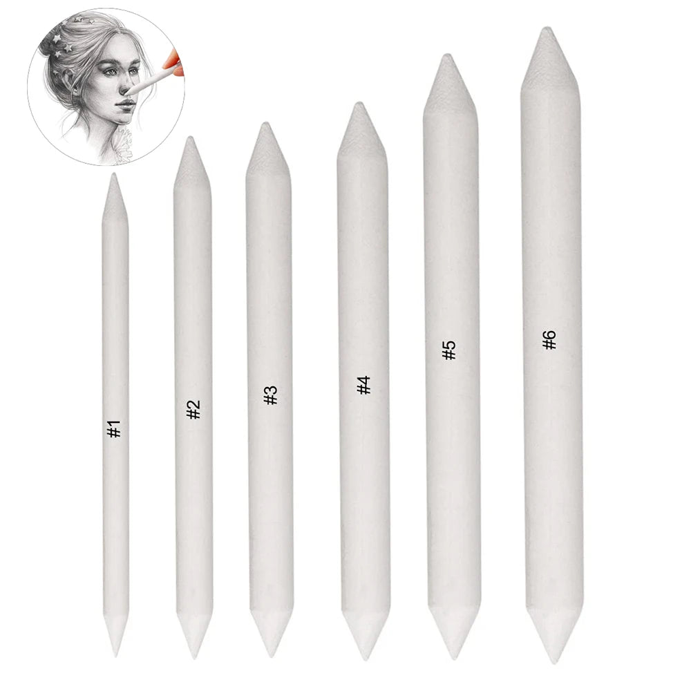 3/6/12/48Pcs Blending Stump and Tortillions, Paper Art Blenders, Art Pencils, Drawing Pencils for Student Sketch Drawing Tools Beauty World Shop