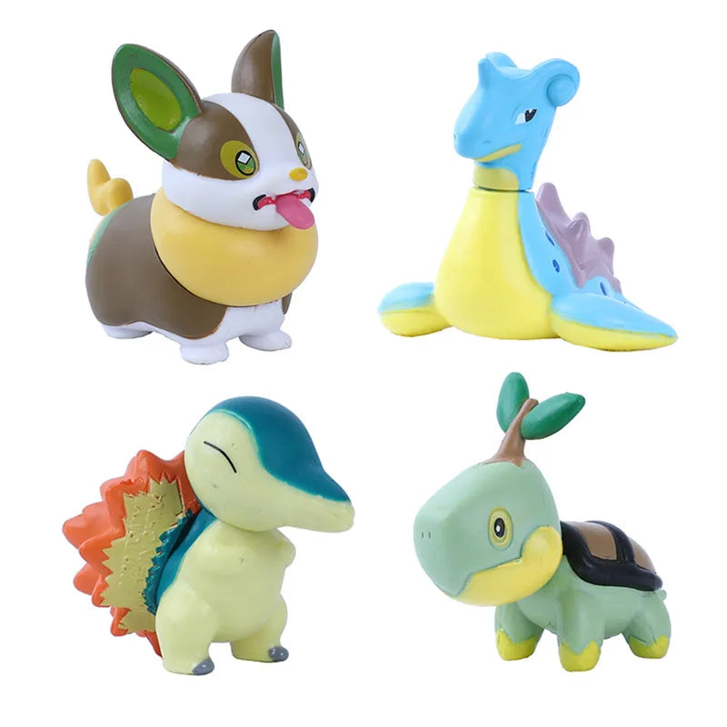 Pokemon Cartoons Movie Anime Figure Gengar Charizard Pikachu Collection Model Pocket Monster Action Toys Kids Christmas Gifts Beauty World Shop