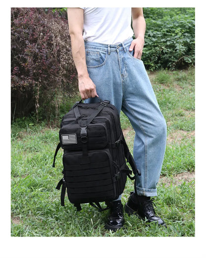 Adjustable Shoulder Straps Hiking Backpack Zipper Closure Travel Sports Camping Mountaineering Cycling Outdoor Unisex Foldable L Beauty World Shop