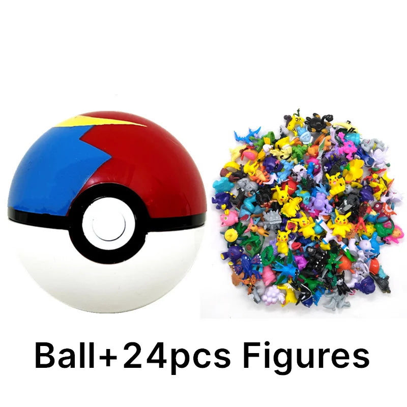 аниме фигурки Toys 7Cm Elf Ball 2-3cm Anime Action PokeBall Figures Monster Toy Model Dolls Children Christmas Gift Beauty World Shop