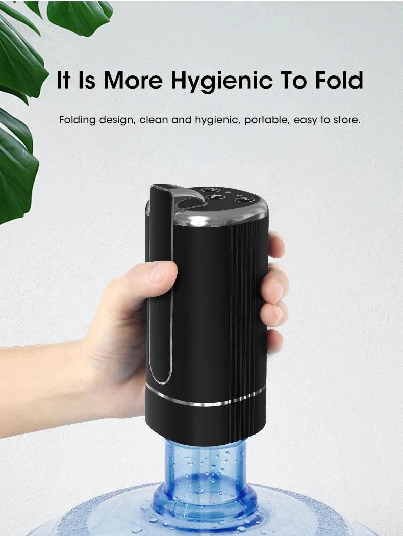 Electric Water Pump Bucket Water Suction Device Water Intake Device Household Office USB Outdoor Convenient Water Dispenser Beauty World Shop