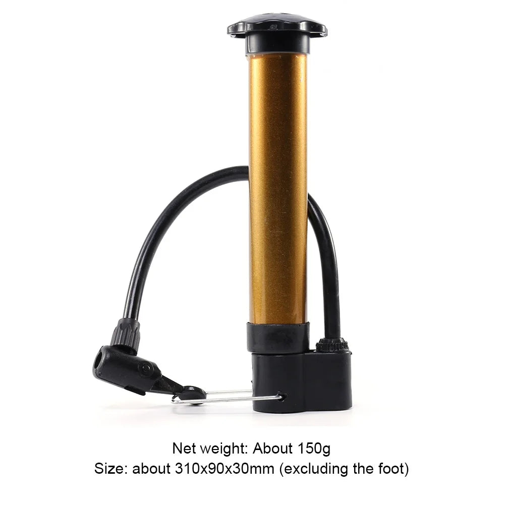Portable Bicycle Pump Schrader Valve 80PSI Lightweight Balloon Manual Air Pump MTB Road Bike Tire Inflator Cycling Accesories Beauty Trend Shop