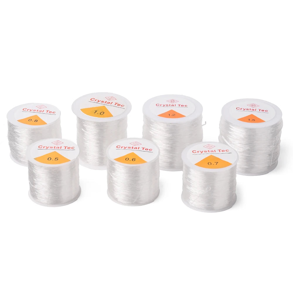 iYOE 0.5-1.5mm Elastic Cord String Transparent Elastic Thread For Jewelry Making Diy Bracelet Necklace Beaded Accessories Beauty World Shop