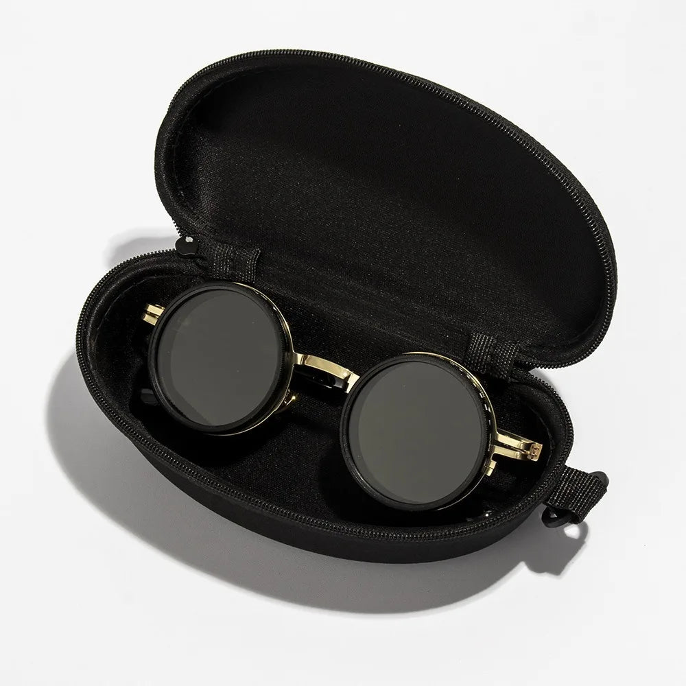 New ND2-400 Adjustable Dimming Glasses 9 Level ND Filter Fishing Sunglasses UV400 With Glasse Case Sunglasses Outdoor Beauty World Shop