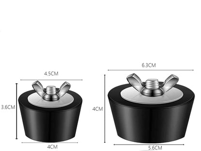 Rubber Winter Antifreeze Pool Plugs - Expandable Winterizing Stoppers with SS Screws for Pipe Sealing - Pool Accessories Beauty World Shop