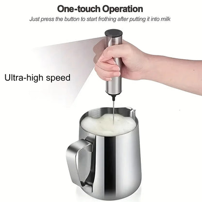 2026 NEW HOT stainless steel high-speed milk frother, coffee frother multi-purpose suitable for coffee households And baking use Beauty World Shop