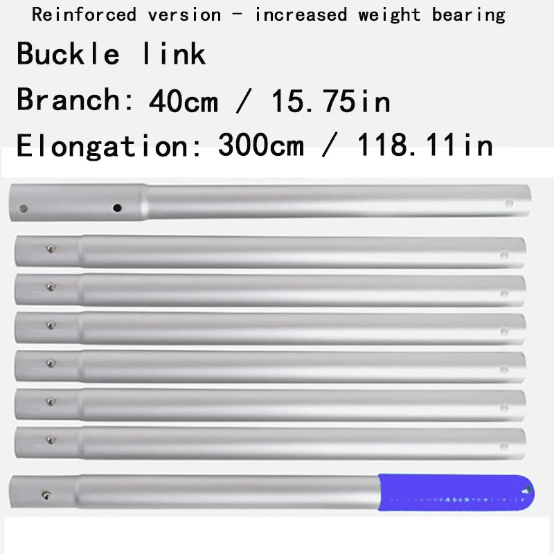 Telescopic Pool Cleaner Handle Rod Swimming Pool Cleaning Fishing Net Supplies Handheld Clean  Telescoping Pole Cleaning Tool Ad Beauty World Shop