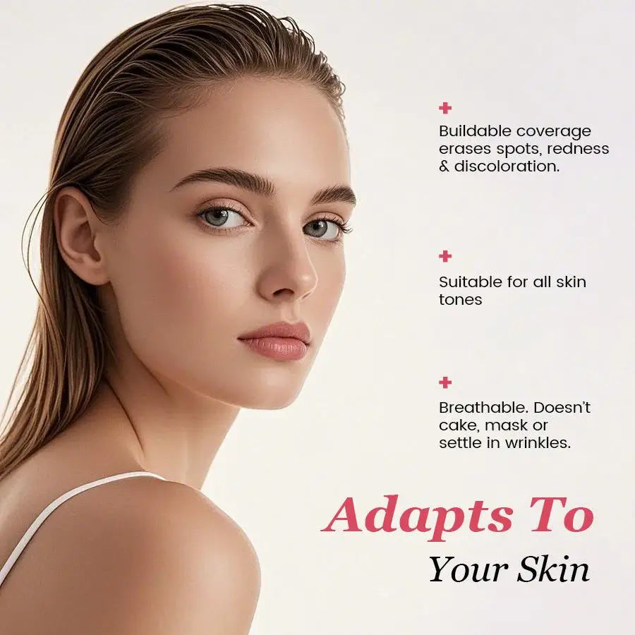 Smooche Original Concealer Facial Base Makeup Glycerin VitaminE Natural Herbal Liquid Foundation Brand Color Changing Foundation Beauty World Shop