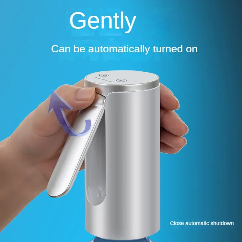 Electric Water Gallon Bottle Pump Automatic Water Dispenser Pump 19 Liters Foldable Desktop Water Bottle Pump USB Rechargeable Beauty World Shop