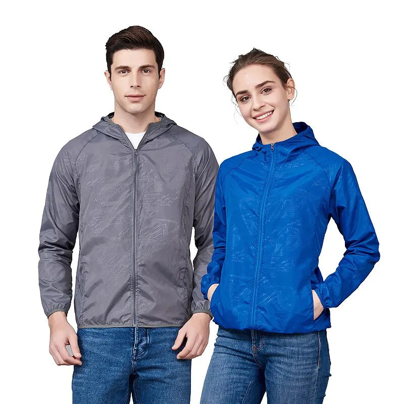LNGXO Unisex Hiking Jacket Men Women Waterproof Quick Dry Camping Windbreaker Trekking Fishing Rain Coat Outdoor Anti UV Clothes Beauty World Shop