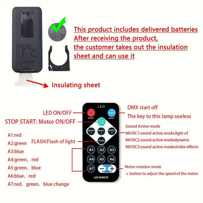 Northern Lights Starry Sky Projector LED Night Light with Remote Control USB A Variety of Styles for Home Bedroom Party Decor Beauty World Shop