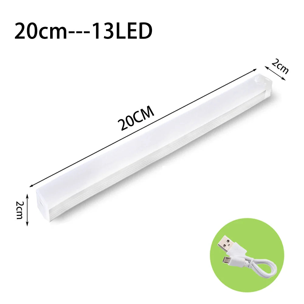 LED Motion Sensor Light Wireless LED Night Light Type C Rechargeable Light Cabinet Wardrobe Lamp Staircase Backlight For Kitchen Beauty World Shop
