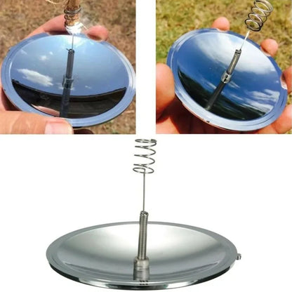 Solar Lighter Outdoor Fire Ignition Waterproof Windproof Emergency Travel Kits Portable Camping Hiking Wild Survival Tool Gear Beauty World Shop