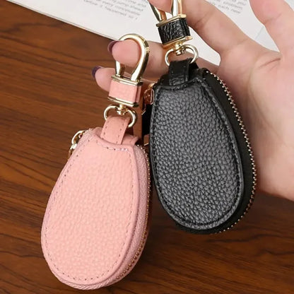 1PCS Leather Zipper Key Wallet Keychain Multifunctional Mini Purse Key Holder Case Beauty World Shop