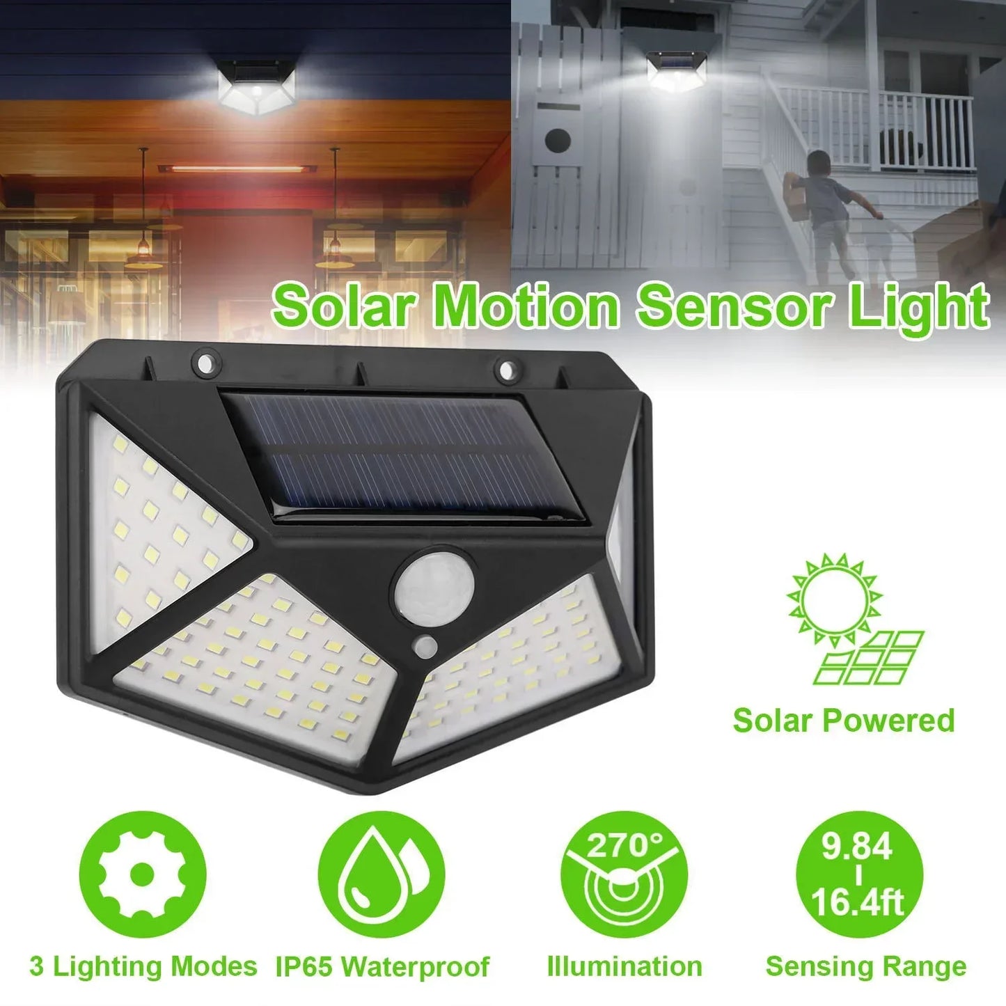 Multifunctional Solar Lamp Outdoor Garden Decoration Solar LED Light Waterproof Sunlight Powered Spotlight with Motion Sensor Beauty World Shop