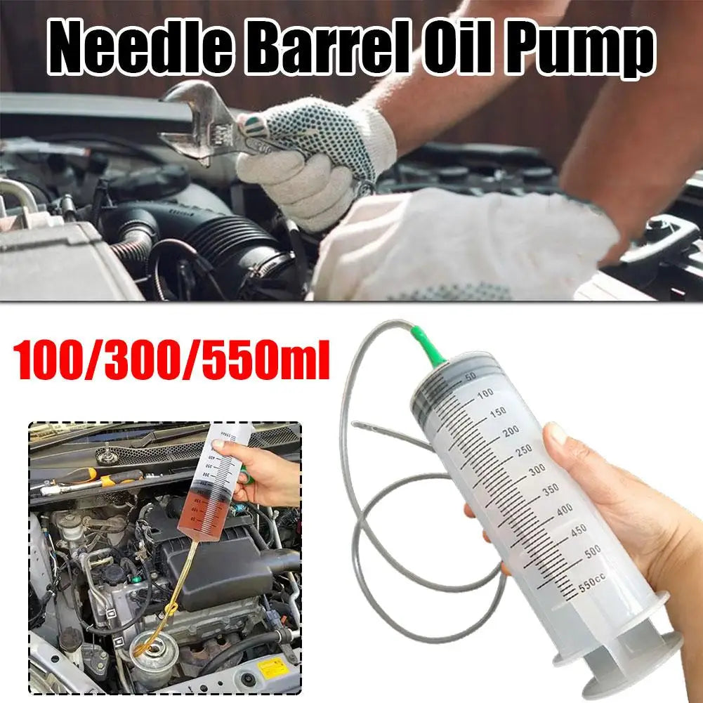 100/300/550ml Large Capacity Syringes Oil Pump With 1m Hose Pet Feeding Measuring Pump Hydroponics Nutrient Big Syringe Beauty Fashion