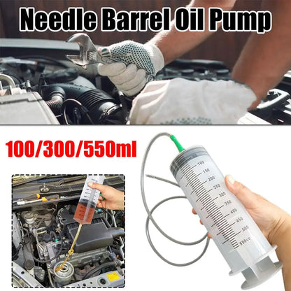100/300/550ml Large Capacity Syringes Oil Pump With 1m Hose Pet Feeding Measuring Pump Hydroponics Nutrient Big Syringe Beauty Fashion