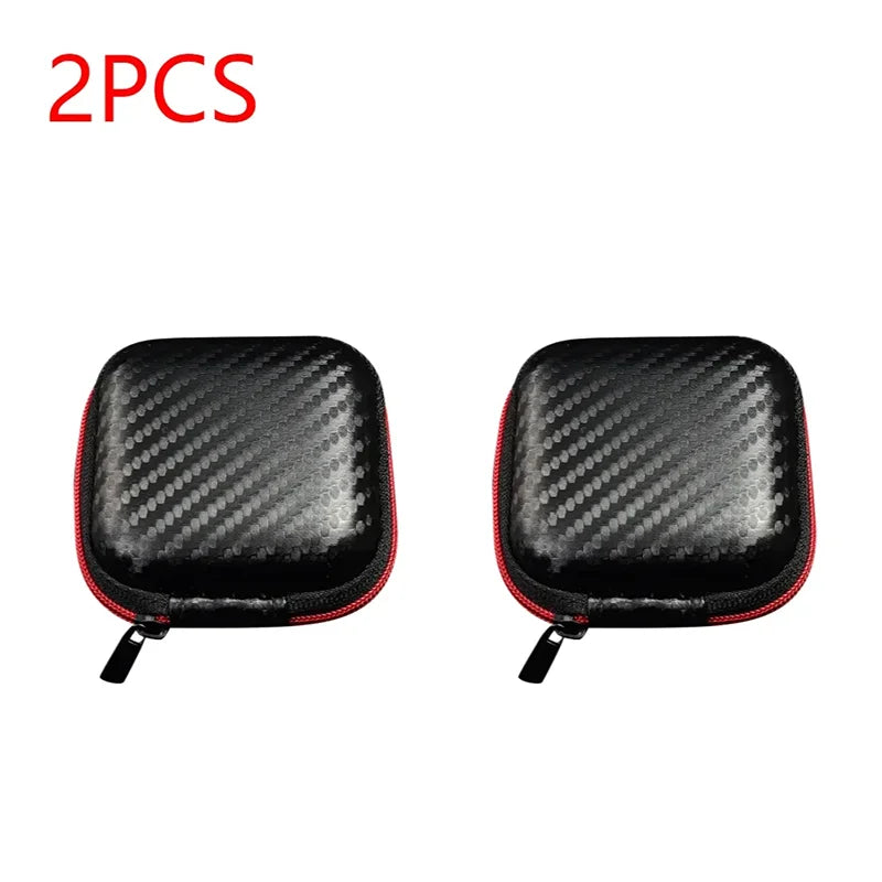 6-1pcs Earphones Storage Bag Wired Headphones EVA Zipper Storage Box Portable Hold Storage Case Container for KZ BA10 AS10 ES4
