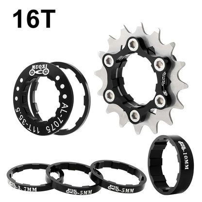 MUQZI Single Speed Cassette Cog 12T 13T 14T 15T 16T 17T 18T 19T 20T 21T 22T Bike Cassette Conversion Kit Beauty World Shop