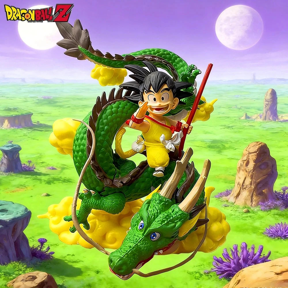 15cm Anime Dragon Ball Figure Goku and Dragon Figure PVC Action Figures Collection Model Toys Gifts Beauty World Shop